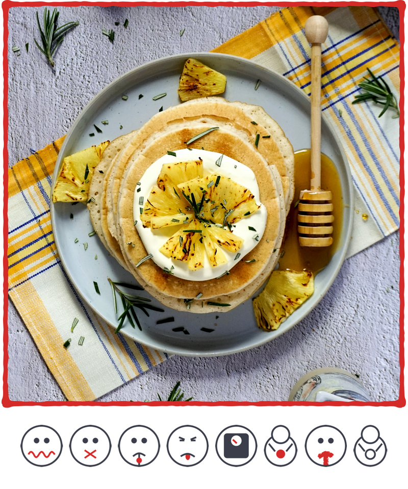 Pineapple & Rosemary Hotcakes – Centre For Cancer Nutrition