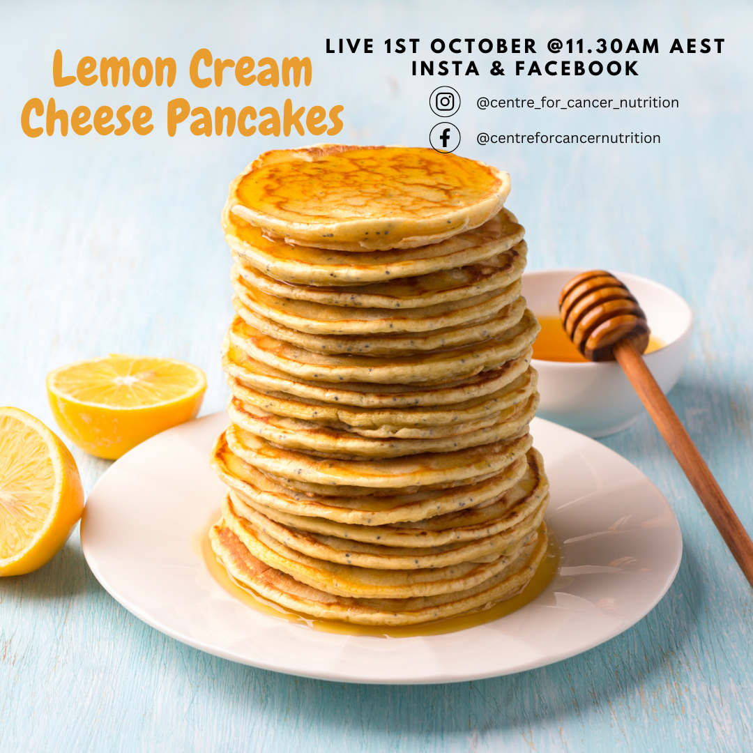 Lemon Cream Cheese Pancakes