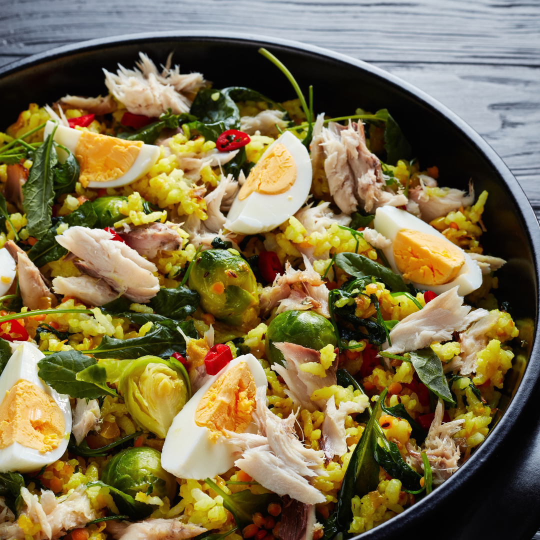 Kedgeree with Autumn Vegetables