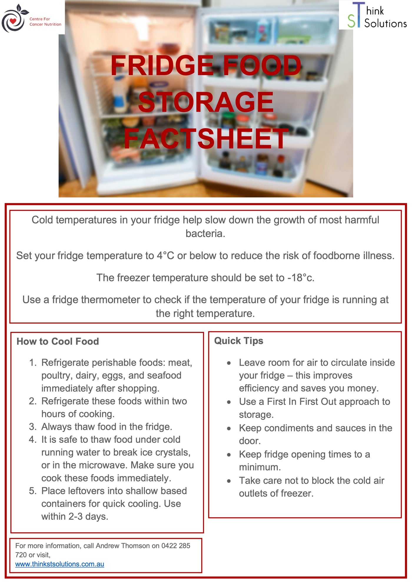 Fridge Food Storage - It Matters