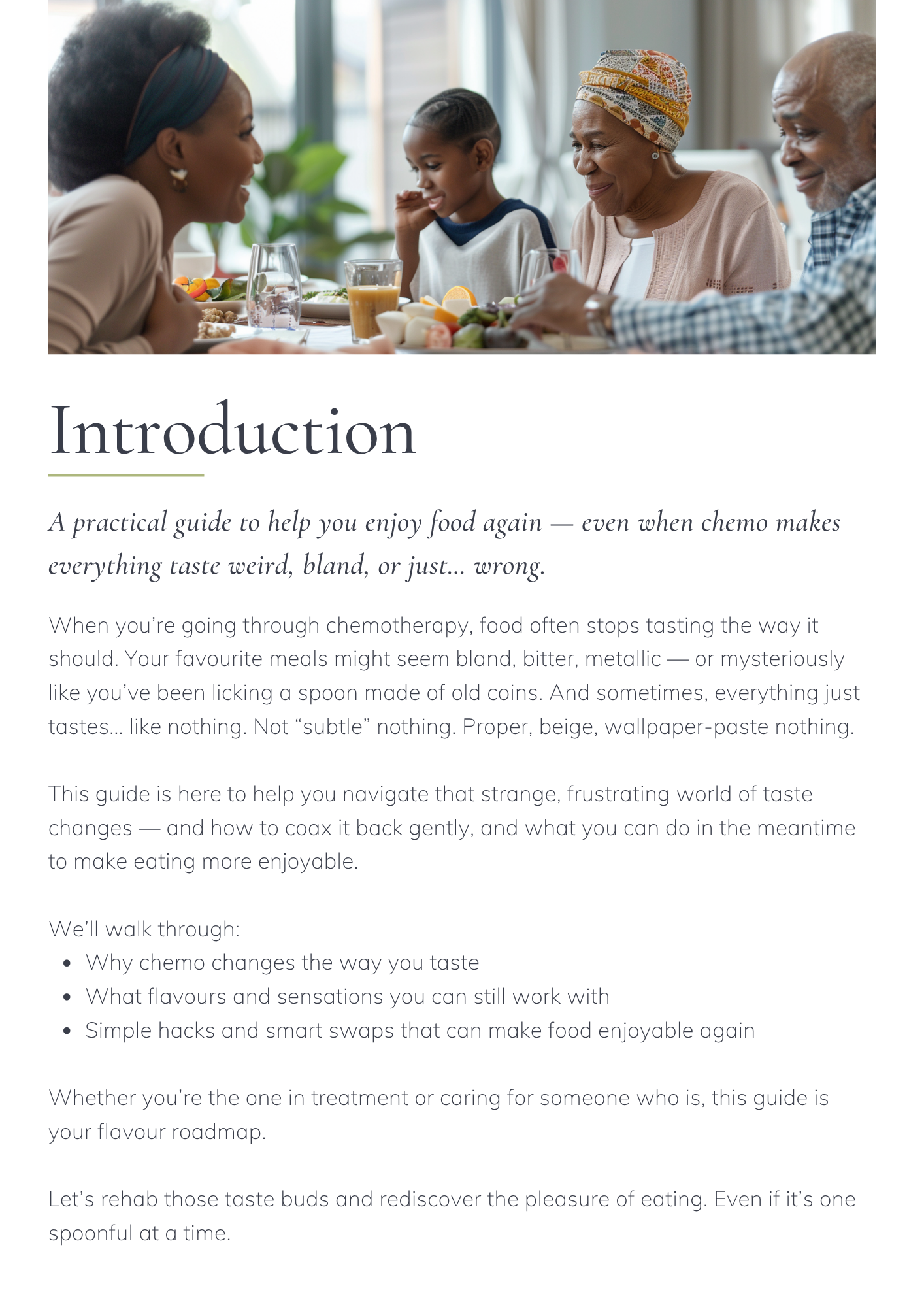 Chemo Taste Loss Tips