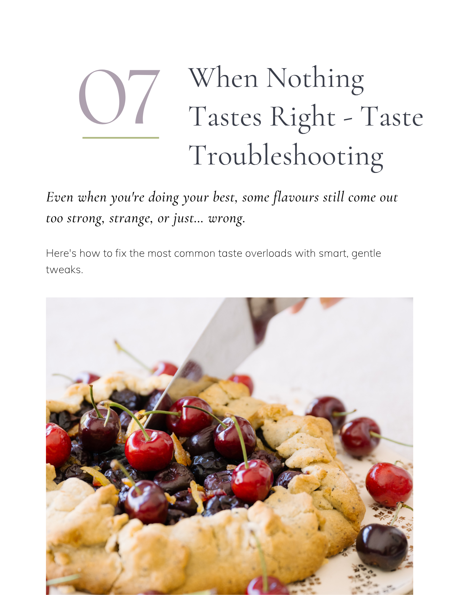 Chemo Taste Loss Tips