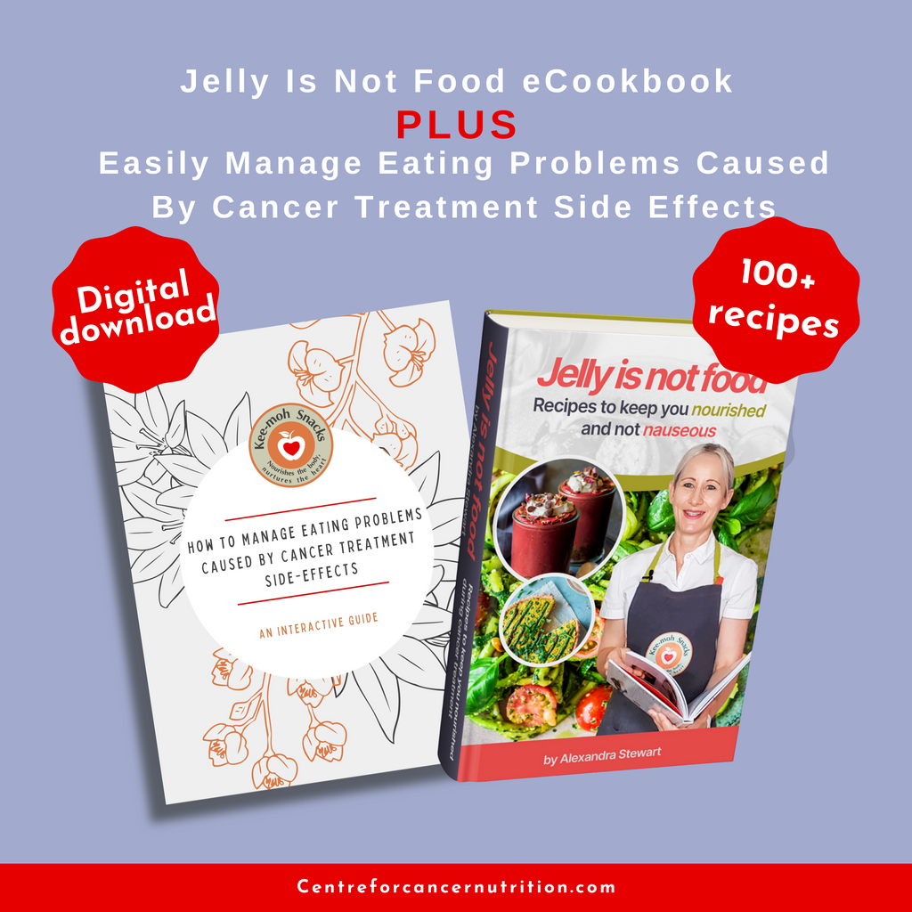 Jelly Is Not Food PLUS How To Manage Eating Problems Caused By Cancer Treatment Side Effects Bundle