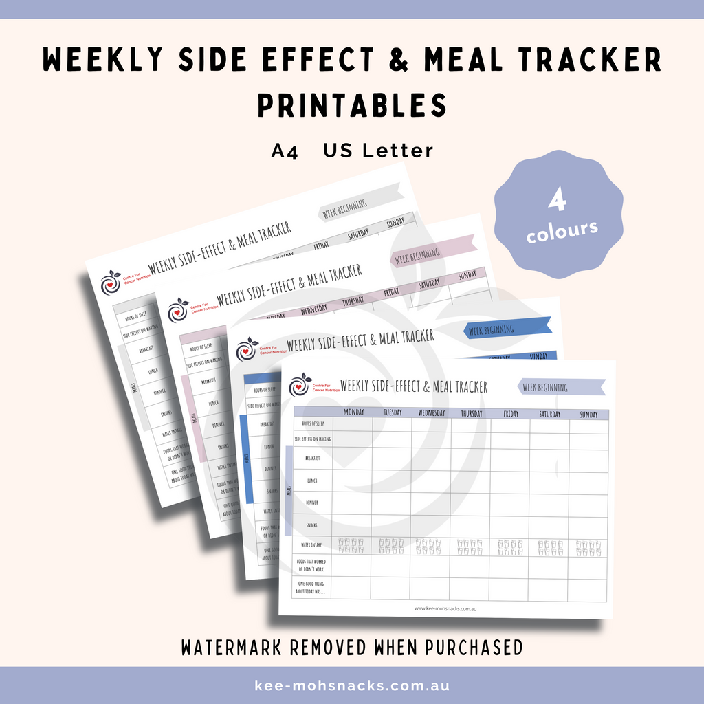 Weekly Side Effect & Meal Tracker